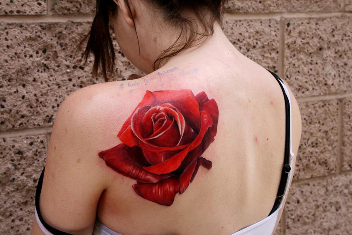 Black And Red Rose Tattoo Cover Up Black And Red Rose Tattoo Cover Up