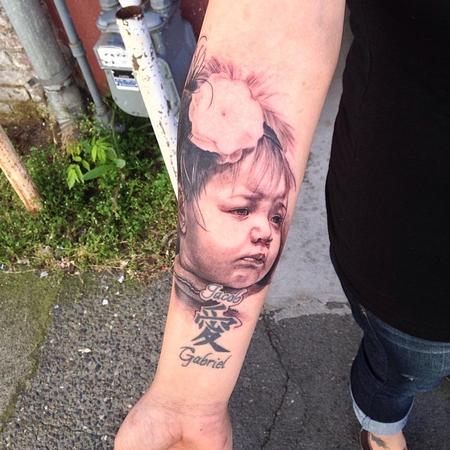 Tattoos - baby portrait  - 89610