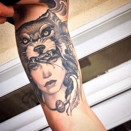 Tattoos - Wolf headdress - 102329