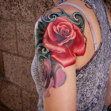 Tattoos - Rose coverup  - 97707