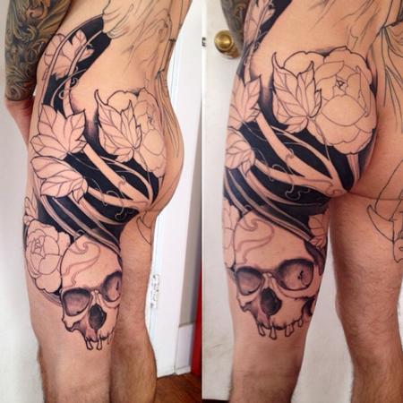 Tattoos - Full back in progress - 97733