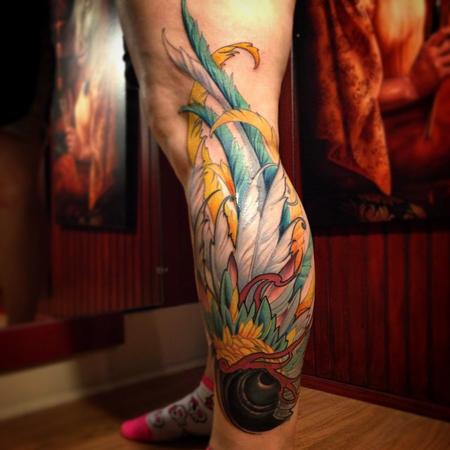 Tattoos - phoenix wing - 98898