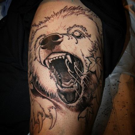 Tattoos - Bear in progress - 98428