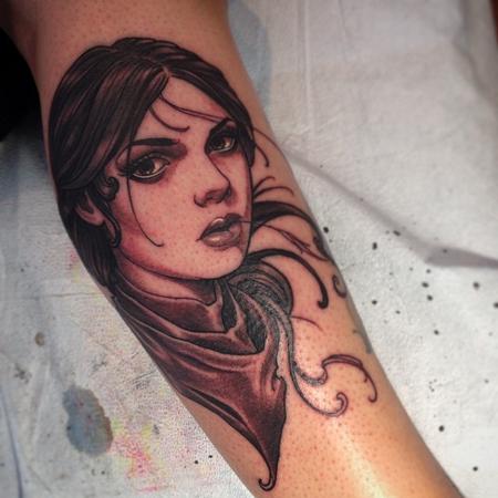 Tattoos - Western girl  - 102330