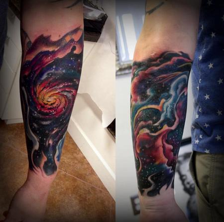 Jeff Norton - Galaxy sleeve coverup