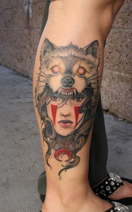 Tattoos - Wolf headdress  - 85959