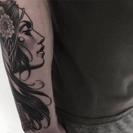 Tattoos - occult girl  - 126875