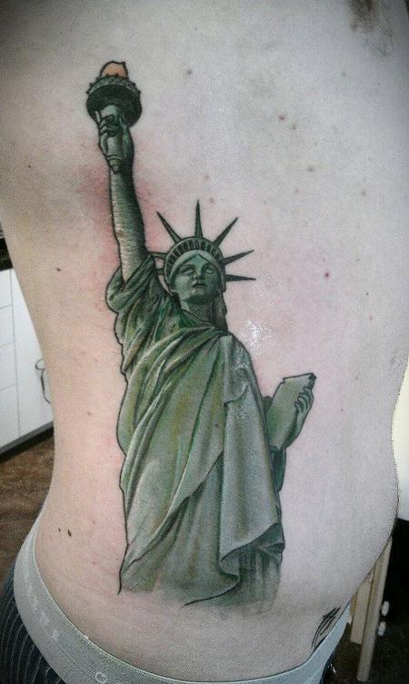 Tattoos - Statue of Liberty Side Piece - 74939