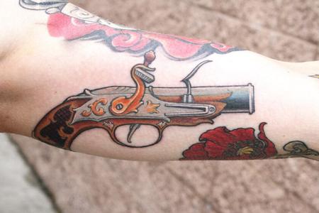Tattoos - Flintlock pistol  - 75803