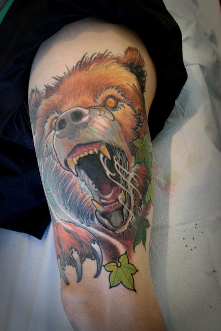 Jeff Norton Tattoos : Nature Animal Bear : Tattoos : Page 1