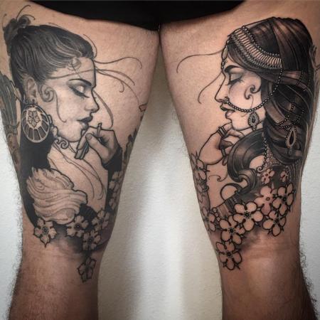 Tattoos - Matching girls - 121938