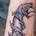 Tattoos - Decorated dagger - 75499