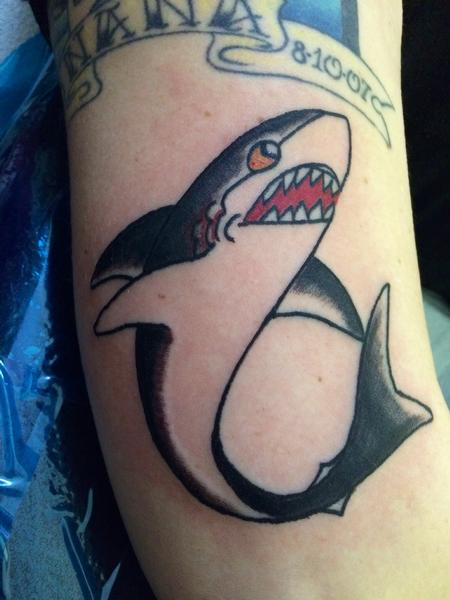 Tattoos - Sailor Jerry shark - 100362