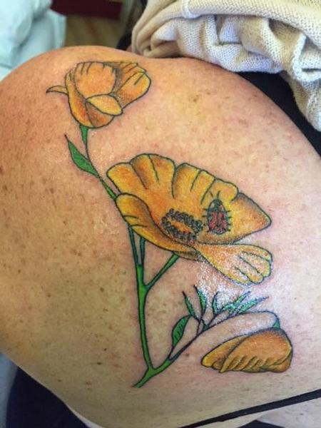 Tattoos - Poppies - 101804