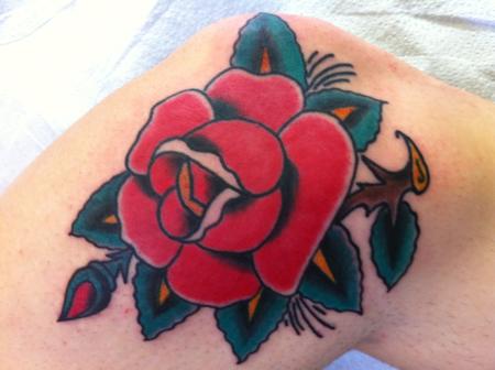 Tattoos - rose - 91123