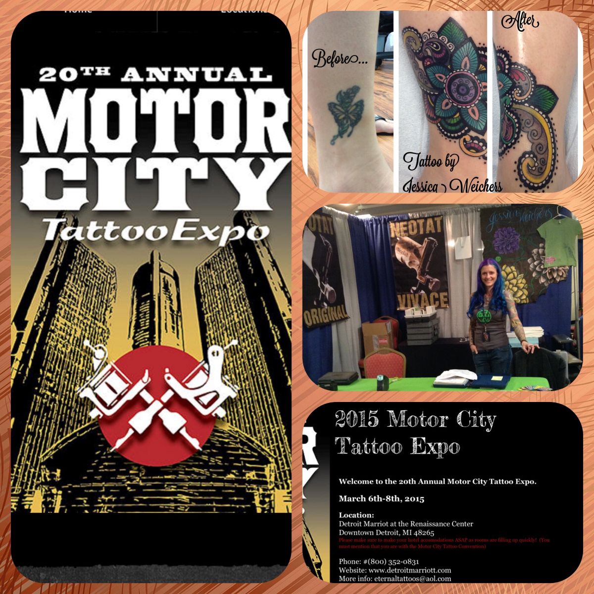Detroit tattoo convention Jessica Weichers Tattoos