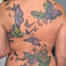 Tattoos - Butterfly Backpiece - 89998