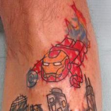 Tattoos - Iron Man and Hulk - 89806