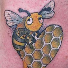Tattoos - The bees Knees for the husband - 90007