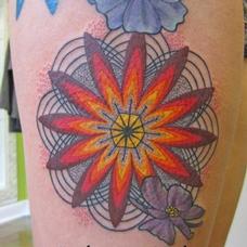 Tattoos - Sacred Geometry Mandala - 90068