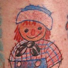 Tattoos - Raggedy Andy Whim - 94122