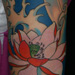tattoos/ - lotus half sleeve / water motif - 29967