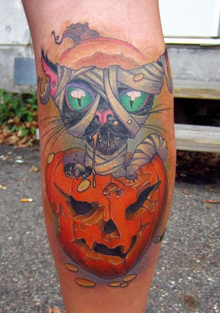 We did a drawing for a cooks choice halloween related tattoo 