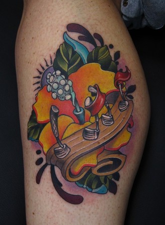 images music note star tattoo star tattoos leg. images music note star tattoo