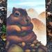 Tattoos - Indigenous Moutain Beaver 18x24 oil on canvas painting - 59634
