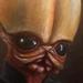 Oil painting star wars Cantina band skate board deck Original Art Design Thumbnail