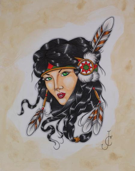 Tattoos - Native Princess - 84358