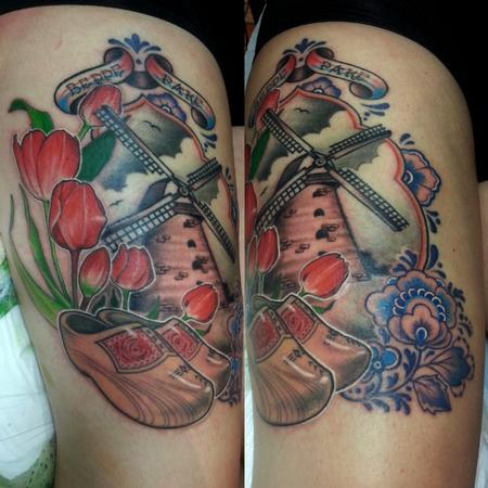Jordan Campbell - Dutch memorial tattoo