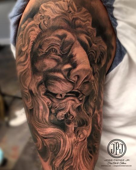 Jose Perez Jr - Lion Statue (healed)