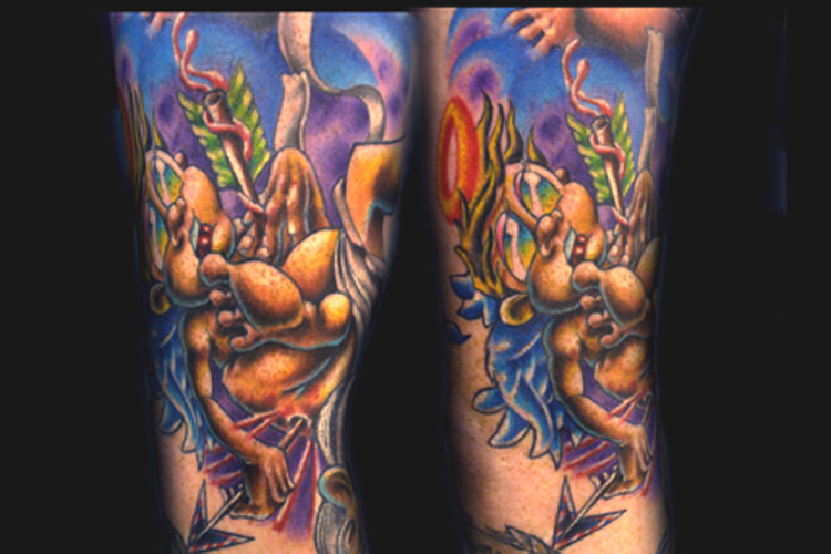 cartoon devil tattoos. Religious Devil tattoos,