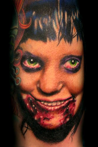 Tattoos - Coverup tattoos - Girl face cover up