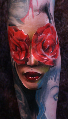 Looking for unique Joshua Carlton Tattoos?  Rose  woman