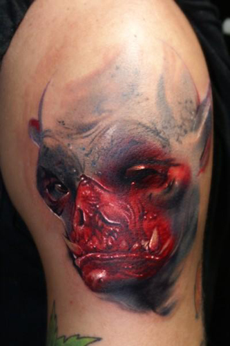 Looking for unique Joshua Carlton Tattoos?  New color face