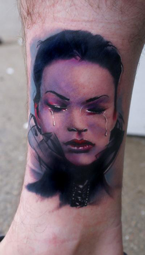 Looking for unique Joshua Carlton Tattoos?  crying girl