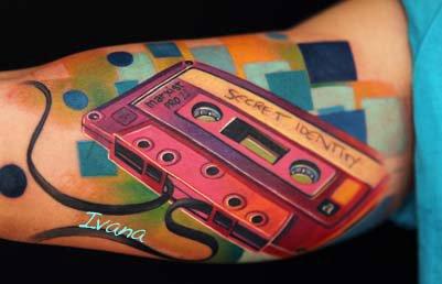 Ivana Tattoo Art - Audio Tapes are not dead!!!