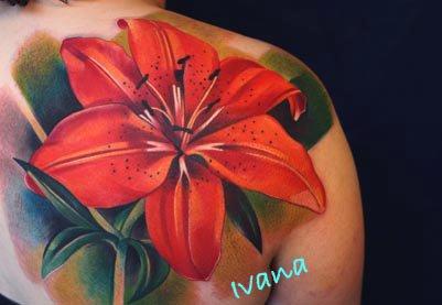Tattoos - Lily Flower - 72872
