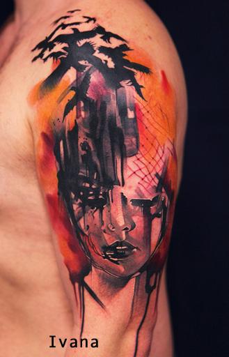 Ivana Tattoo Art - Womans face