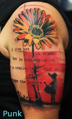 Punk - Girl with Flower