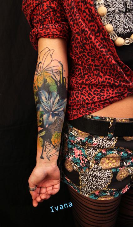 Ivana Tattoo Art - Coco Chanel Lily Flower