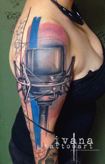 Ivana Tattoo Art - Microphone