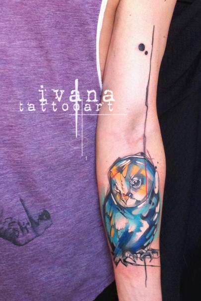 Ivana Tattoo Art - Funky Owl