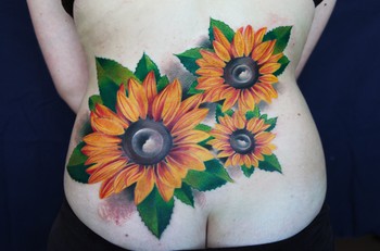 Sunflower Tattoos on Worlds Best Tattoos   Tattoos   Religious   Sunflowers Color Tattoo