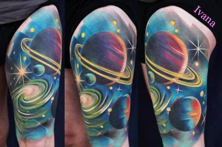Universe Tattoo Design Thumbnail