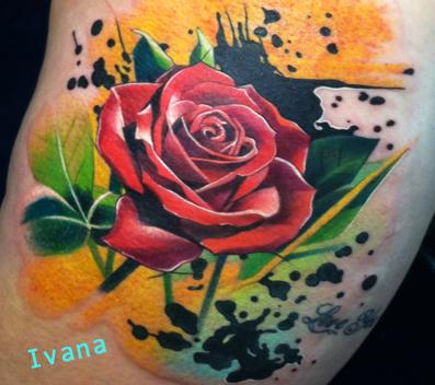 Tattoos - Rose Flower - 72712