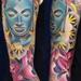 Buddha with Lotuses Tattoo Design Thumbnail