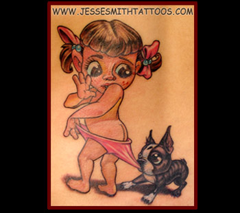 Tattoos - Coppertone Baby - 24805